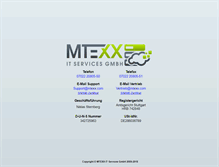 Tablet Screenshot of mtexx.com